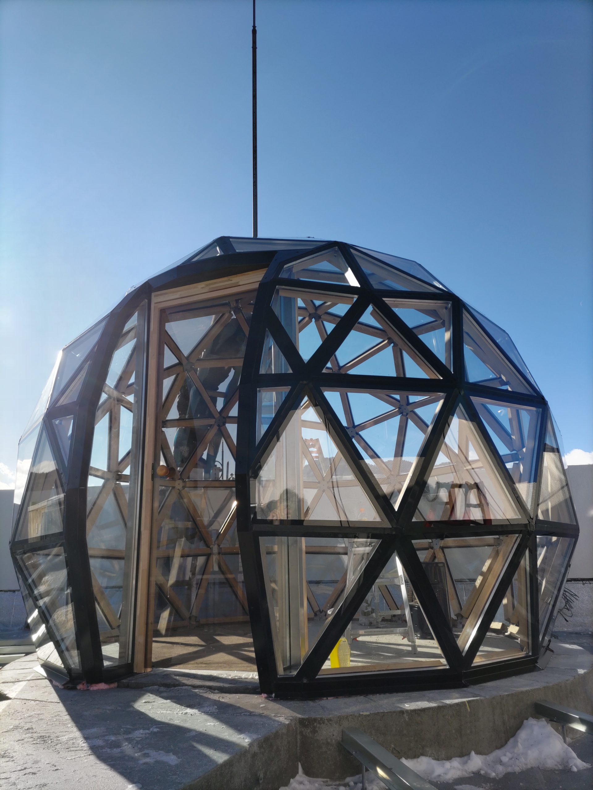 世界初！ ペアガラスドーム型展望サウナ Glass Dome Sauna ガラス 